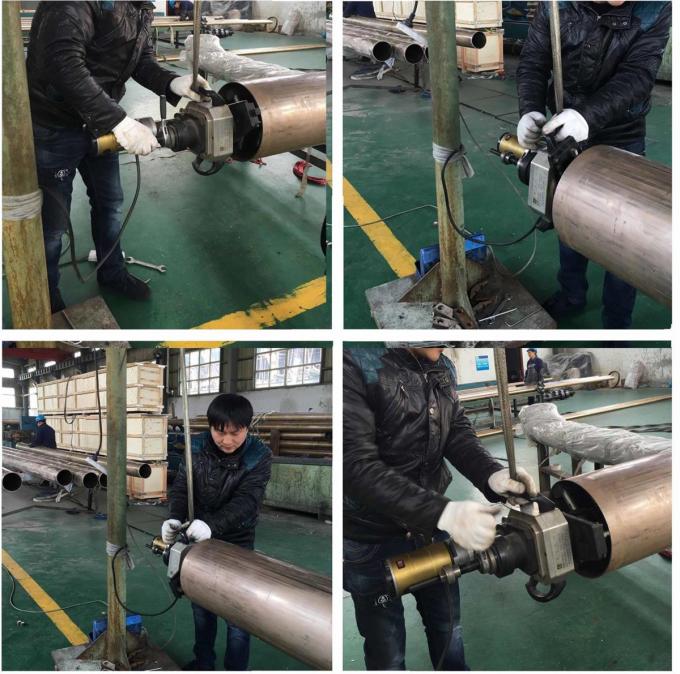 NODHA Pneumatic Pipe Cutter , Pipe Cold Cutting Machine Easy Operation